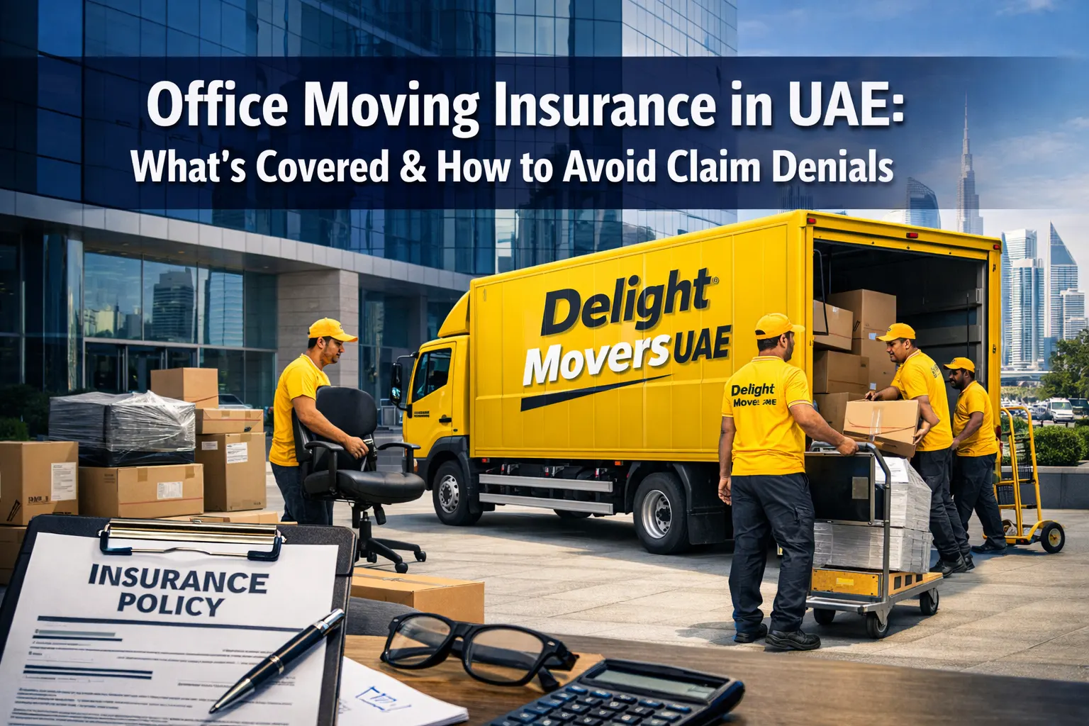 Office Moving Insurance in UAE: What's Covered & How to Avoid Claim Denials