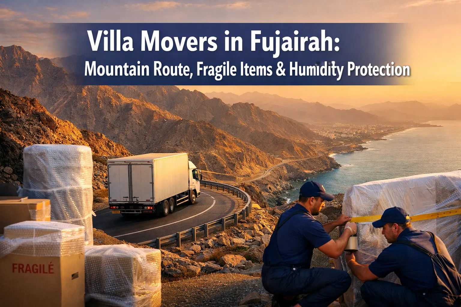 Villa Movers in Fujairah: Mountain Route, Fragile Items & Humidity Protection
