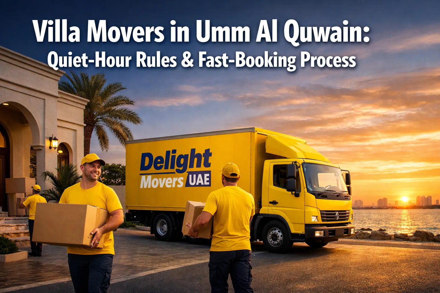Villa Movers in Umm Al Quwain: Quiet-Hour Rules & Fast-Booking Process